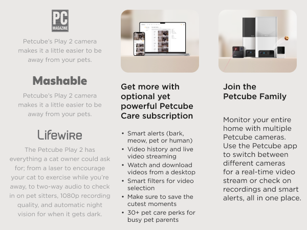 Amazon.com: Petcube Play 2 Wi-Fi Pet Camera with Laser Toy