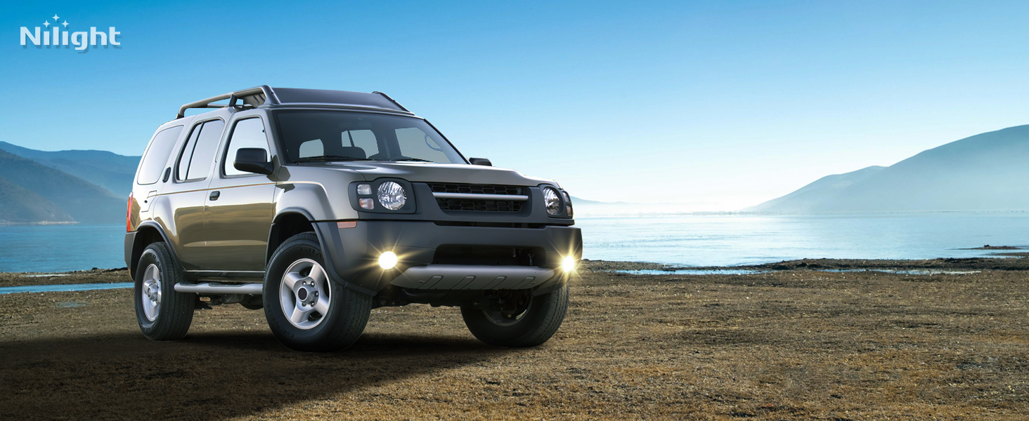 Nilight Fog Light Assembly Compatible with NISSAN