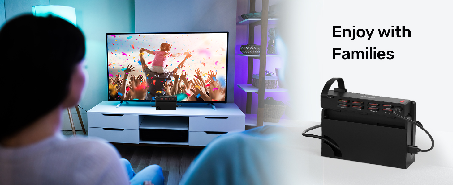 Unitek Switch Game Card Reader, 8in1 Game Cards Switcher