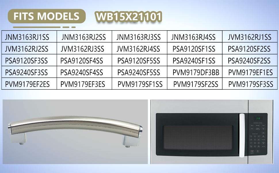 Upgraded Vsttar WB15X21101 Microwave Oven Door Handle
