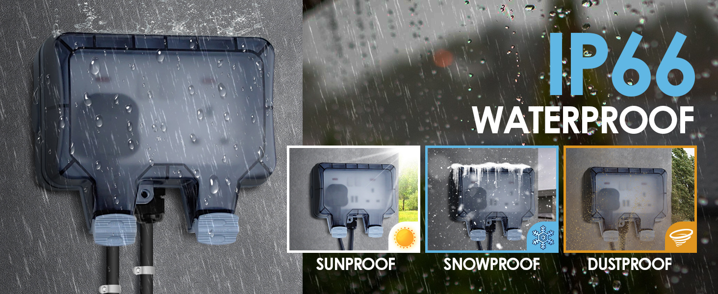 Double Outdoor Socket