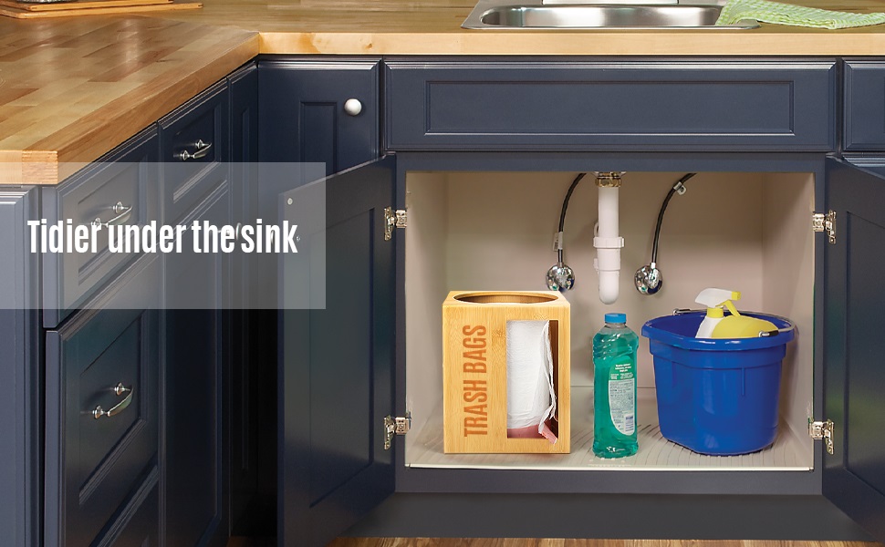 Libreshine Trash Bag Organizer for Kitchen, Garbage Bag