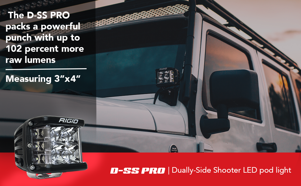 Amazon.com: Rigid Industries D-SS PRO - Spot - Dual Side