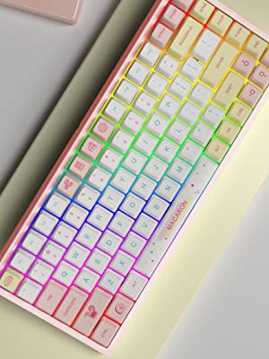 YUNZII YZ84 ラベンダー 75％ キーボード YUNZII YZ84 ラベンダー 75％ キーボード Amazon | YUNZII YZ84