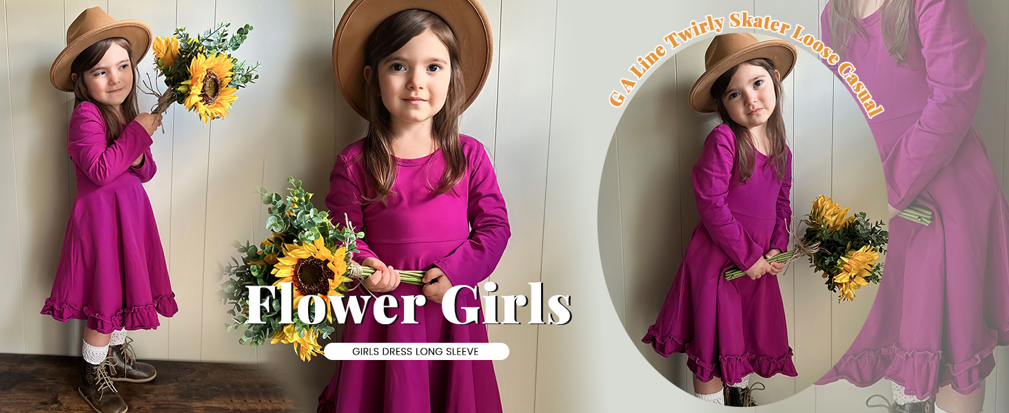 Fuchsia Flower Dress