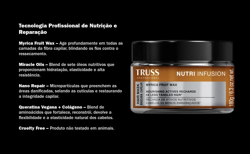 Máscara Capilar Truss Nutri Infusion 180g