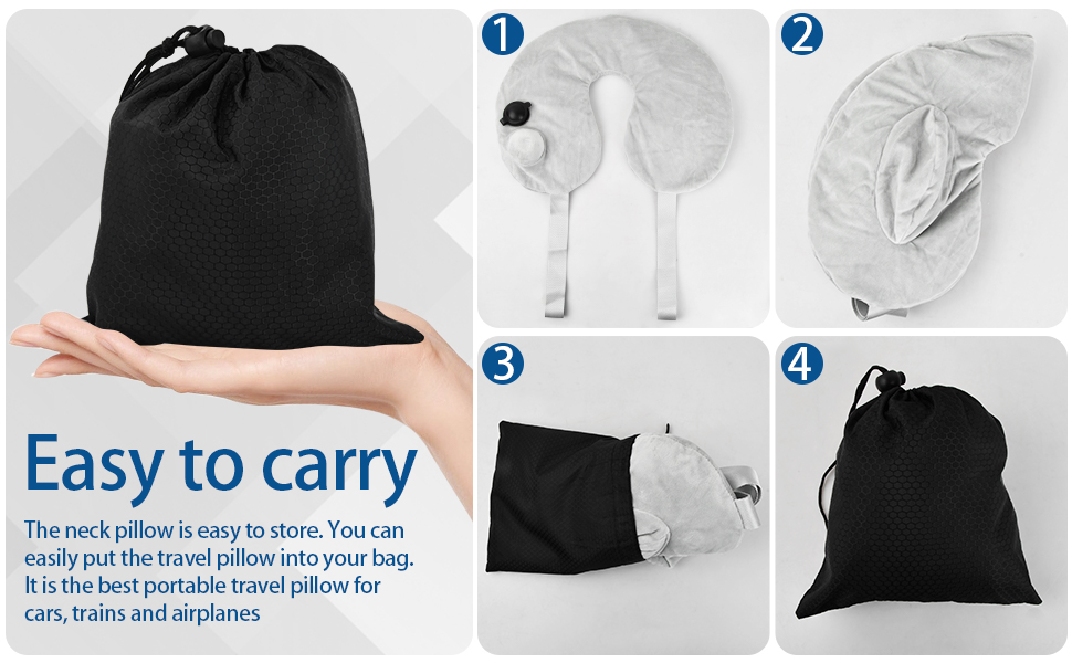 Coussin de Voyage Portable 