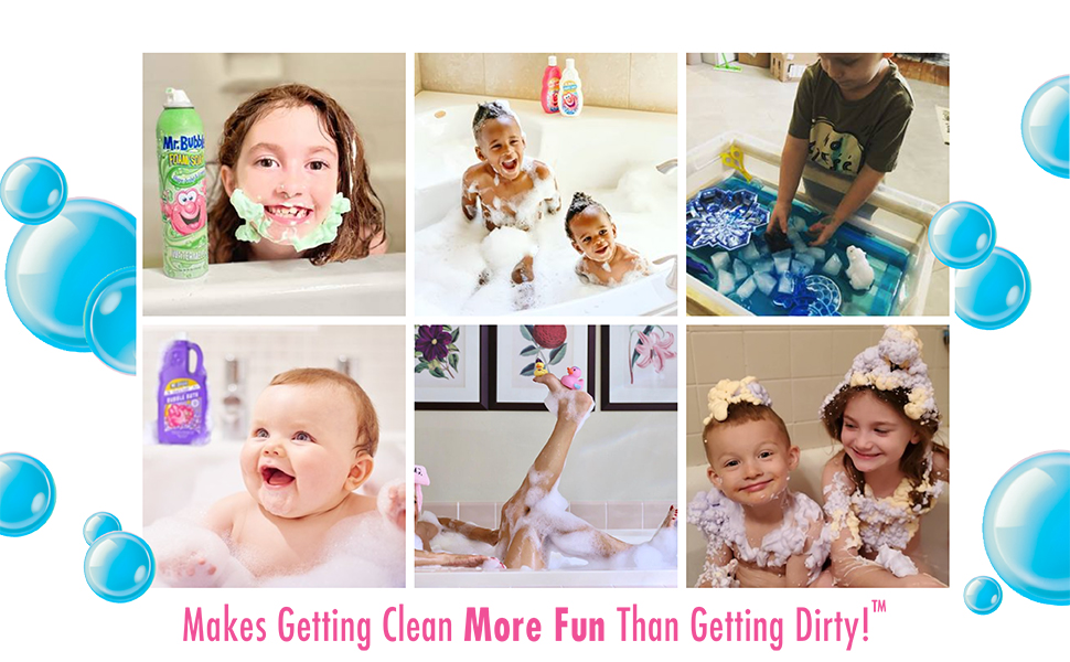 Mr. Bubble Makes Getting Clean More Fun Than Getting Dirty!