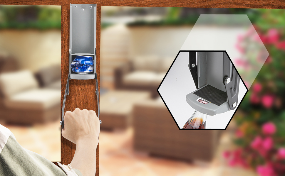 16 Oz. Can Crusher Wall Mounted, Heavy Duty Can Crushers