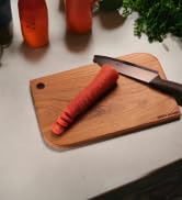 Vesta Homes Single Block Wooden Cutting/Chopping/Serving Board for Vegetables, Cheese, Charcuteri...