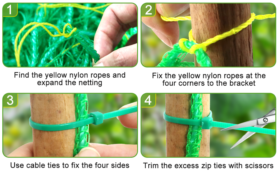 Garden Trellis Netting for Climbing Plants Outdoor