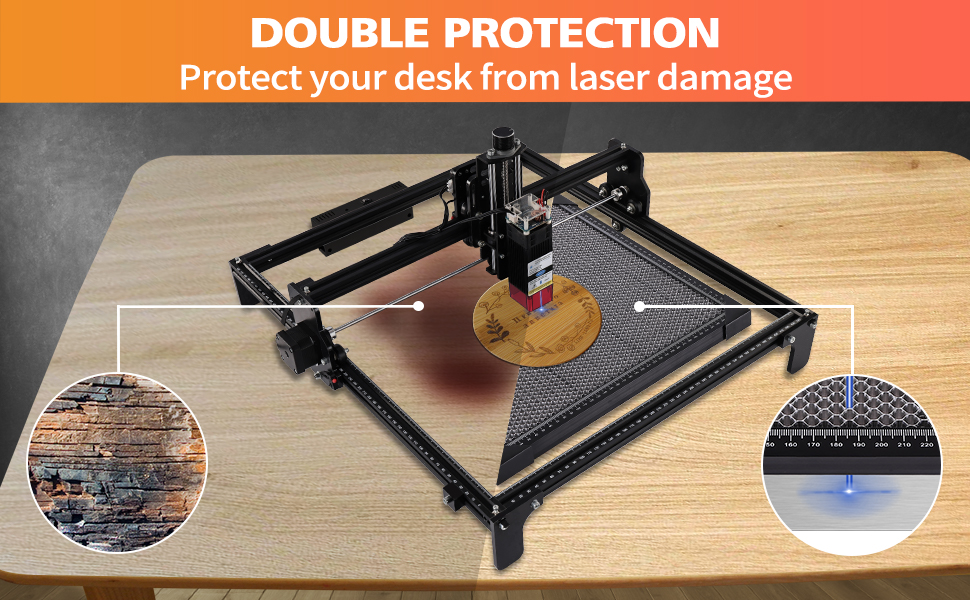 Laser Bed 500mm x 500mm, Laser Bed for