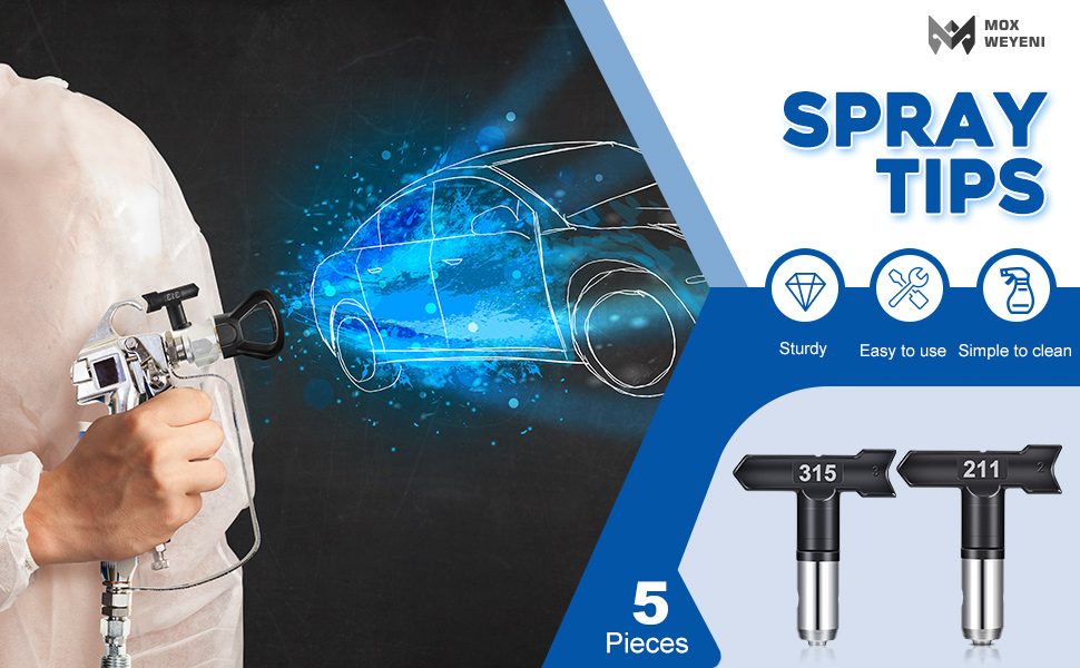 Spray Tips Reversible Spray Tip Airless Spray Nozzles for Airless Paint