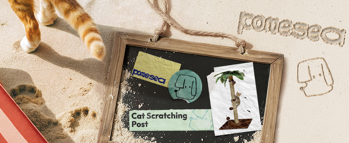 1.pomesea cat scratching post (2)