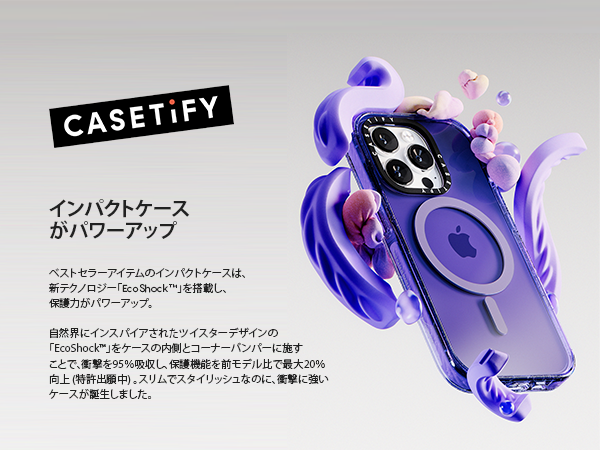 Amazon.co.jp: CASETiFY インパクト iPhone 14 Pro ケース [MIL