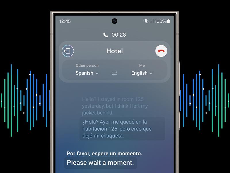 Samsung KI Live-Übersetzung mit dem samsung handy ist eine einfache Art zu kommunizieren
