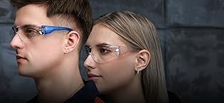28 Pack Safety Glasses in 7 Colors (Bulk Pack of 24+4) Unisex Clear Anti-Scratch Protective Goggles Impact Resistant Lens Eyewear with ANSI Z87.1 EN166 for Construction, Shooting and Laboratory