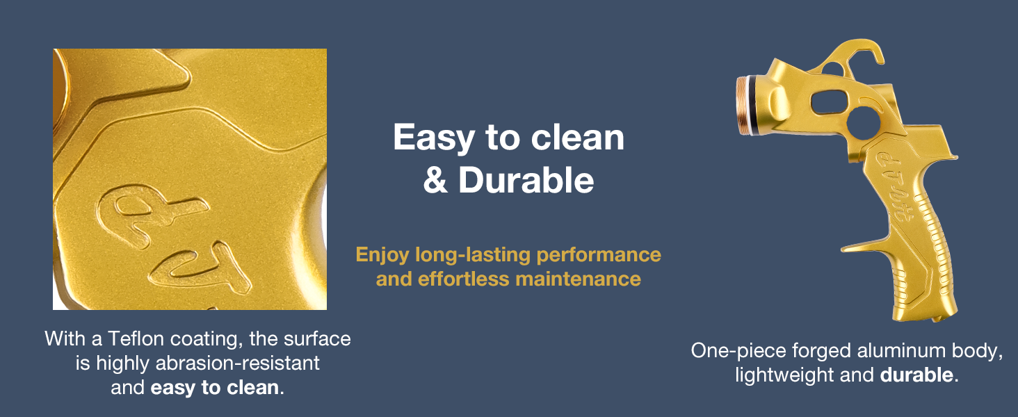 YUZES HVLP Spray Gun Kit, Easy to Use, 1.3/1.5/1.8mm