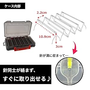 タックルボックスとルアー27個その他 楽天市場】フックが絡まないメタルジグ&エギタックルボックス