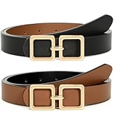 XZQTIVE Studded Punk Rivet Belt for Women/Men - Leather