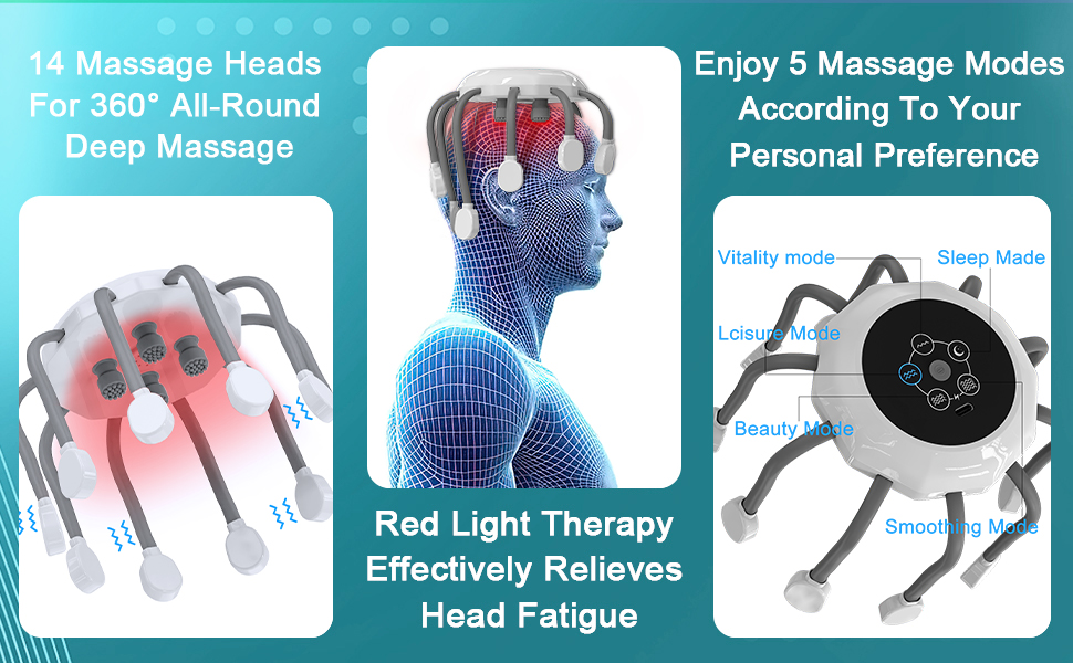 head massager scalp stress relax