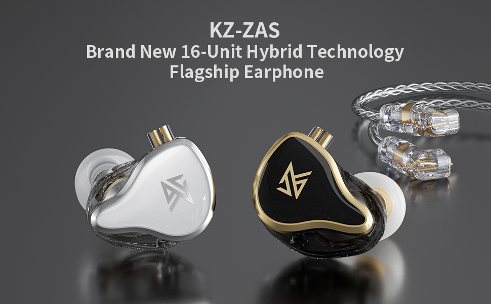 Amazon.com: KZ ZAS in Ear Monitor Headphones 7BA+1DD Hybrid