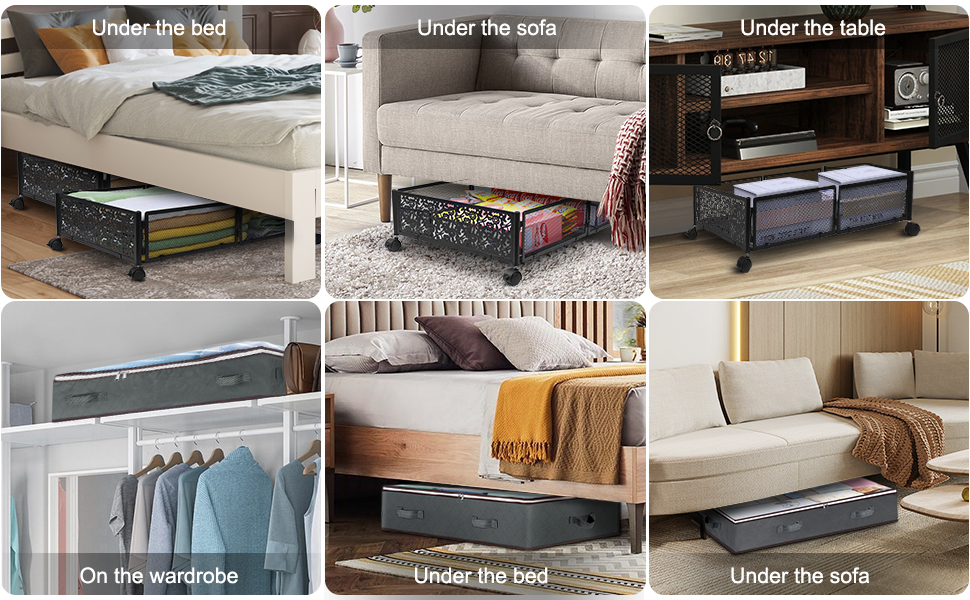 under bed storage container with wheels