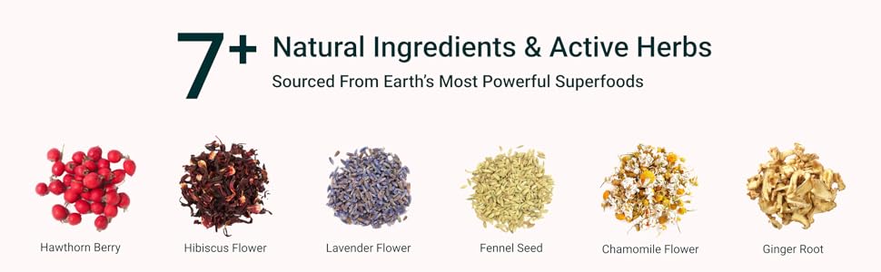 7 + natural ingredients and active herbs