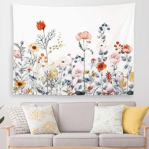 Amazon.com: RosieLily Floral Tapestry, 59