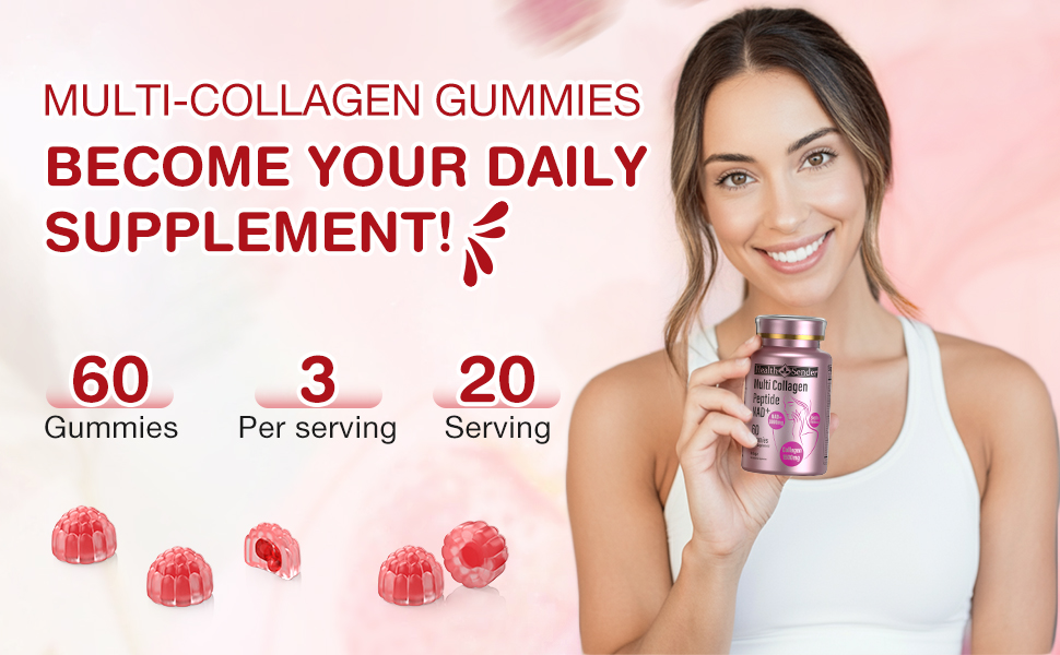 Hydrolyzed Collagen Peptide Filled Gummies