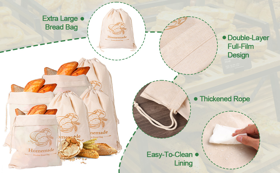 sourdough bags for homemade bread
