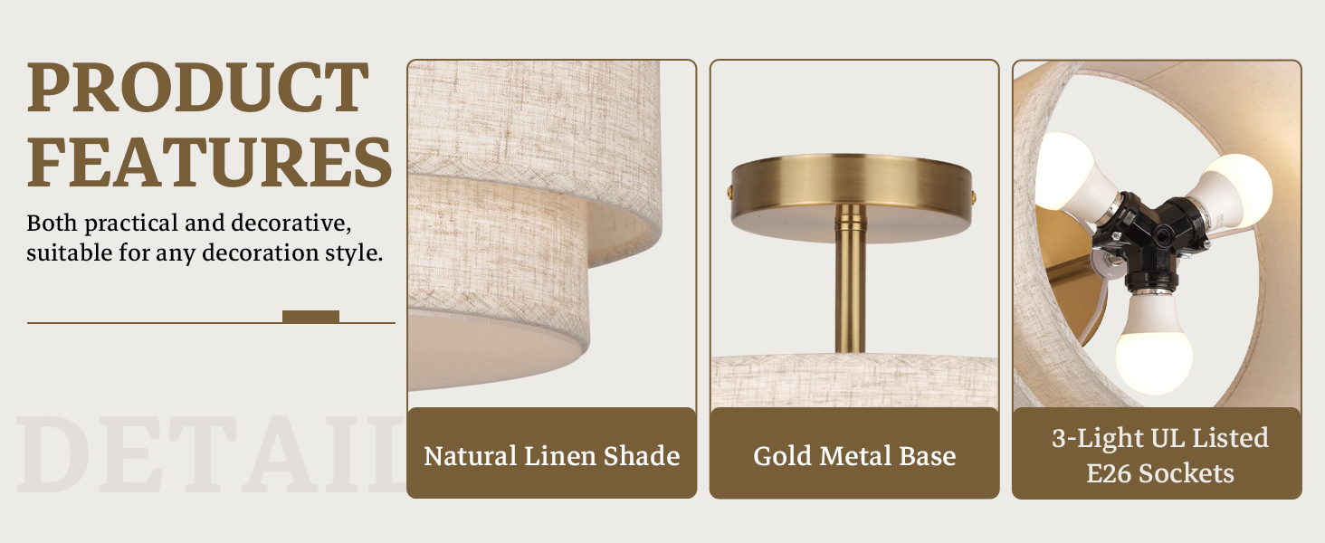 brass flush mount ceiling light