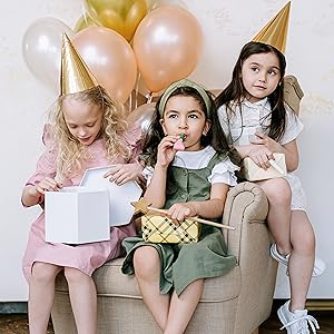 The children play happily and make fun noises together!