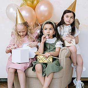 The children play happily and make fun noises together!