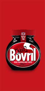 Bovril Beef and Yeast Extract Spread high in protein & versatile, drink it, spread it, cook with it