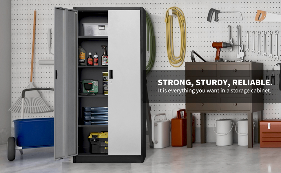 Metal Garage Storage Lockable File with