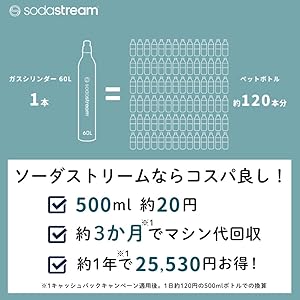 Amazon | [公式] ソーダストリーム GAIA(ガイア) スターター