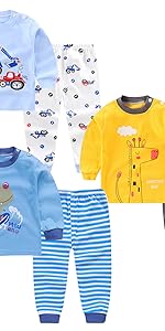  3 Thermal Set Kids Long Underwear pajamas 
