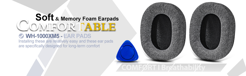 wh 1000xm5 earpads Replacement Ear Cushions
