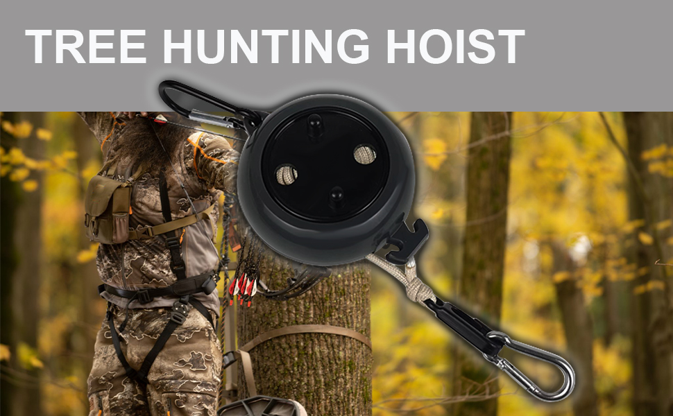 Buraku Retractable Tree Stand Hunting Hoist Rope for Bow