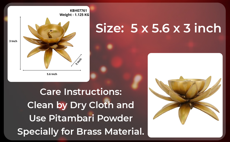 lotus diya