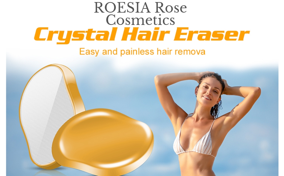 Crystal Hair Eraser for Women and Men, Magic Hair Eraser Crystal Hair