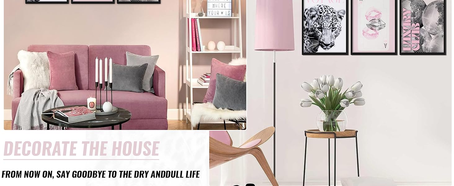 Trendy Leopard Wall Art Set of 3