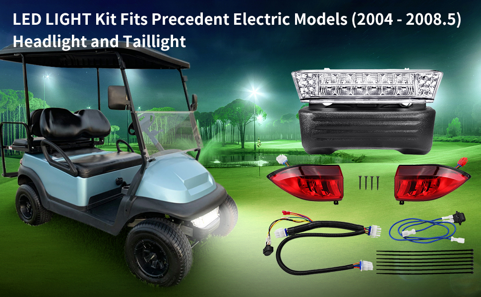 LEAPGOMAX Club Car Precedent Golf Cart Light Kit LED