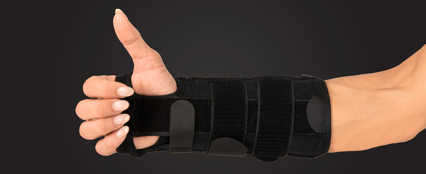 BraceAbility Volar Wrist Splint Right or Left Hand