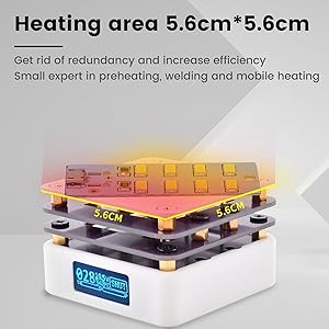 Electric Heating Plate Soldering Preheating Chip Welding Station