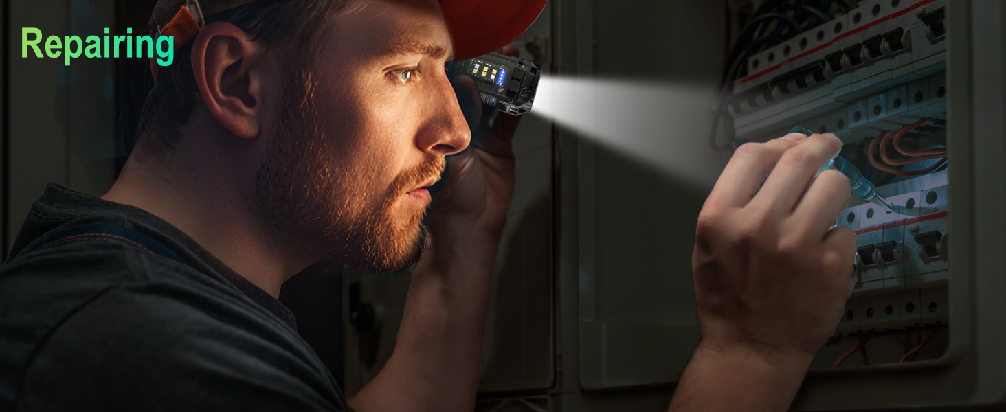 led torch light bright light rechargeable clip light edc keyring keyring with clip mini torch light