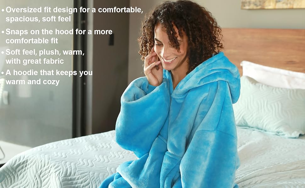 oversized hoodie blanket