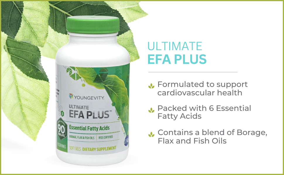 Ultimate EFA Plus 90 Soft Gels Cardiovascular Health