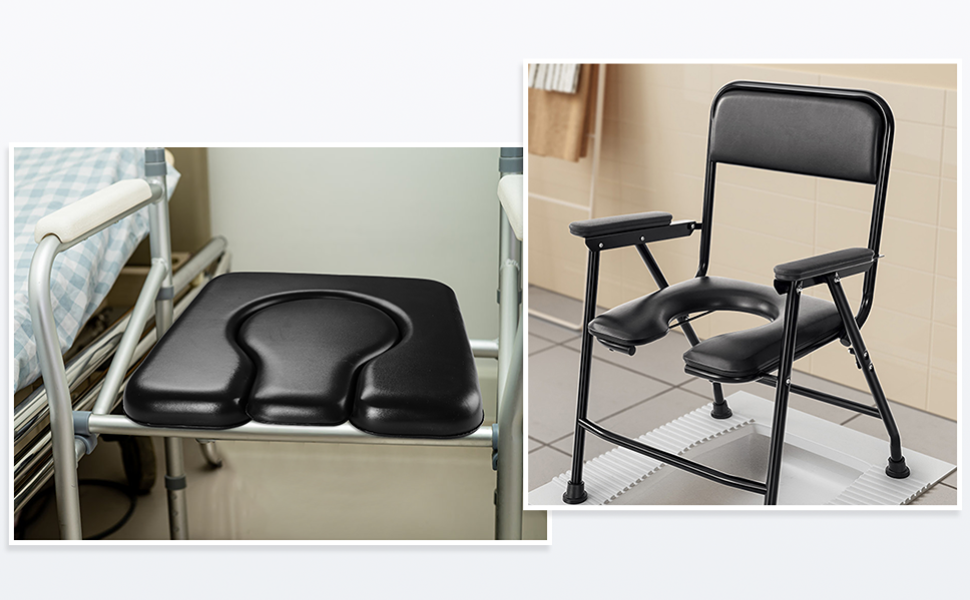 Anjetan Commode Seat Cushion, Super Soft Sponge Padded